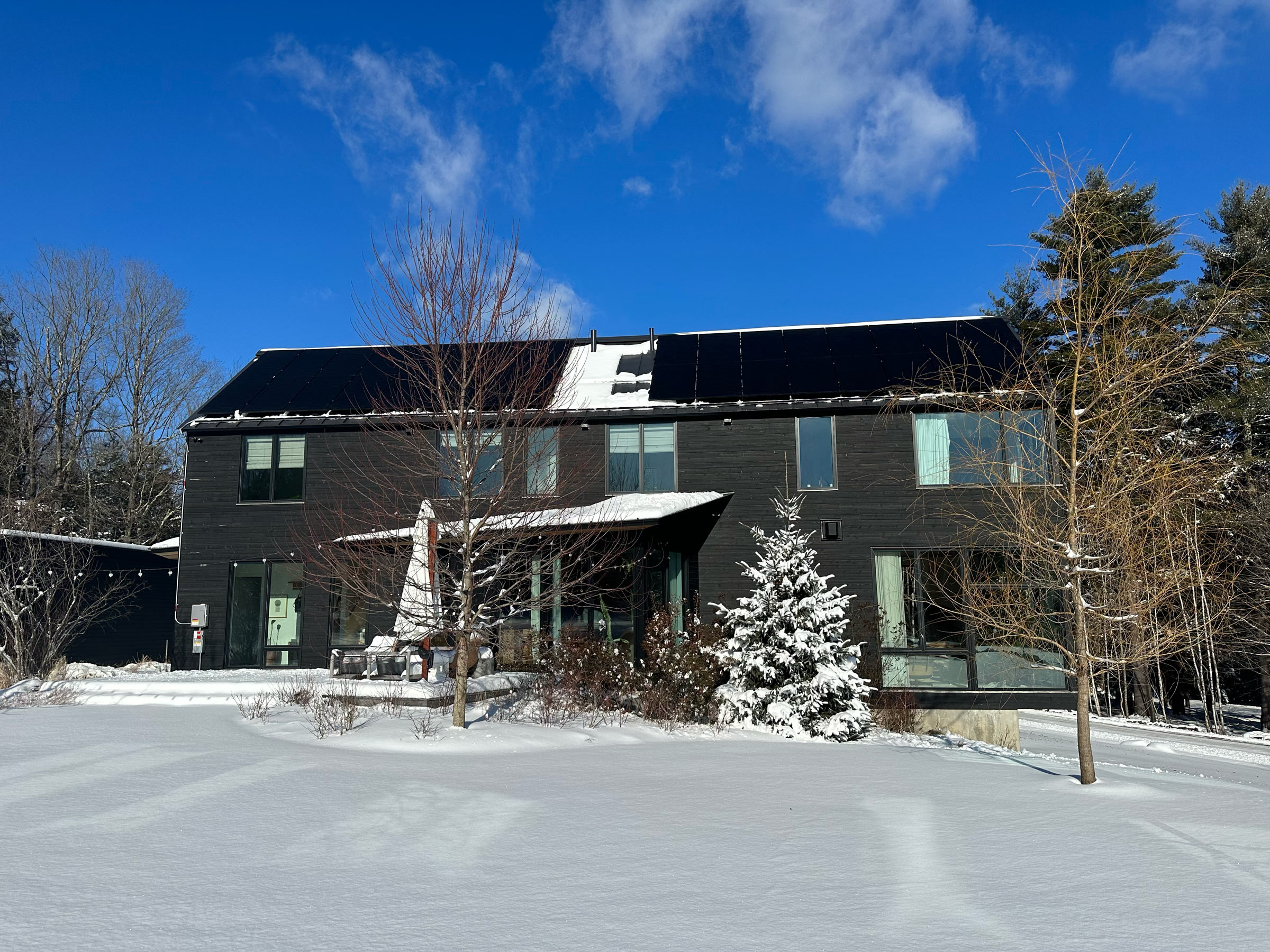 Solar Panels in the Winter